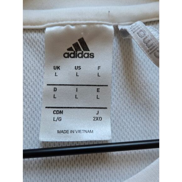 Adidas FKS Stal Mielec Soccer Jersey White Blue Climalite Men’s Large - Picture 7 of 10